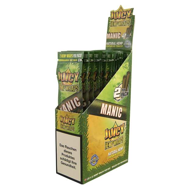 Juicy Hemp Wraps 2 Stk. Manic