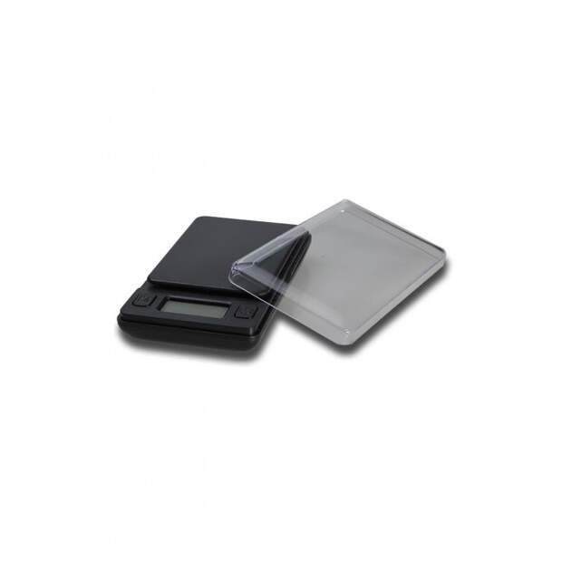 BLscale transparenter Deckel Digitalwaage schwarz 500g/0,1g