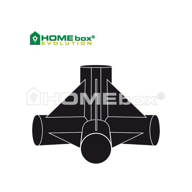 HOMEbox 4 way connector 22 mm / 2 Stk.