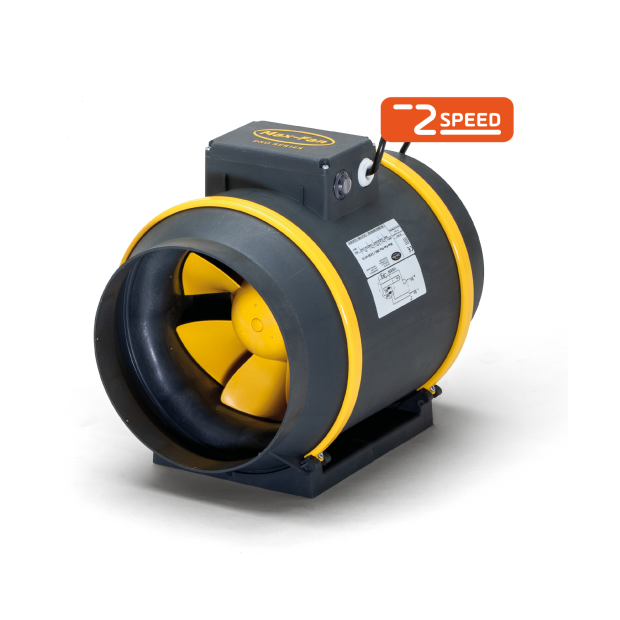 Max-Fan Pro AC 200/1220 m³/h Rohrventilator 2 speed switch