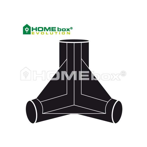 HOMEbox 3 way connector 16 mm / 4 Stk.