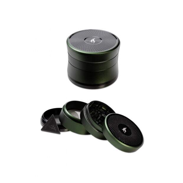 Aftter Grow Solinder Grinder 4-tlg. Grün H 48mm Ø 62mm