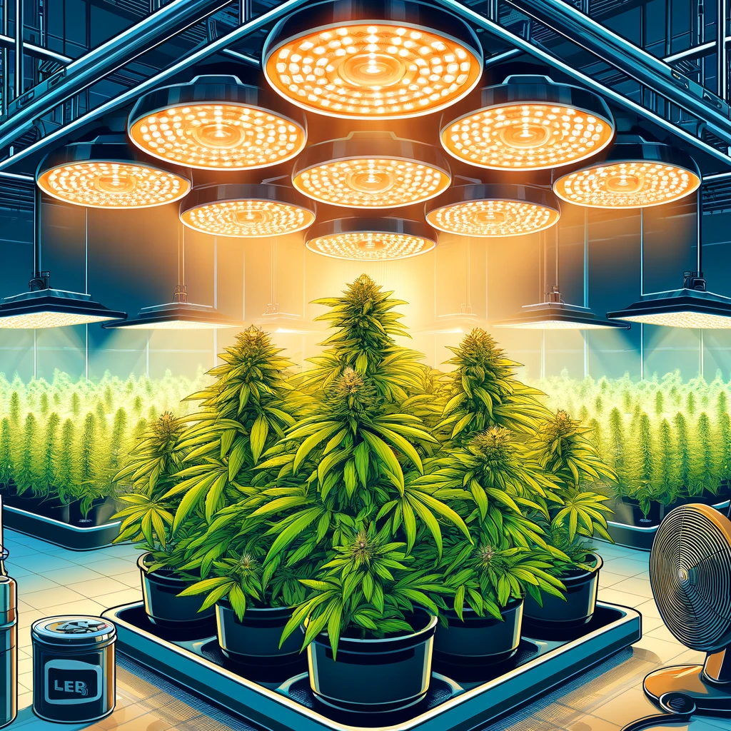 Cannabisgrow mit LED