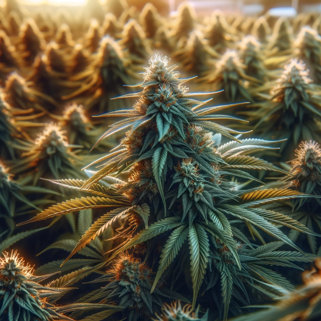 Reife Cannabispflanze